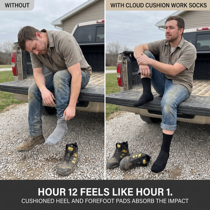 Cloud Cushion Work Socks