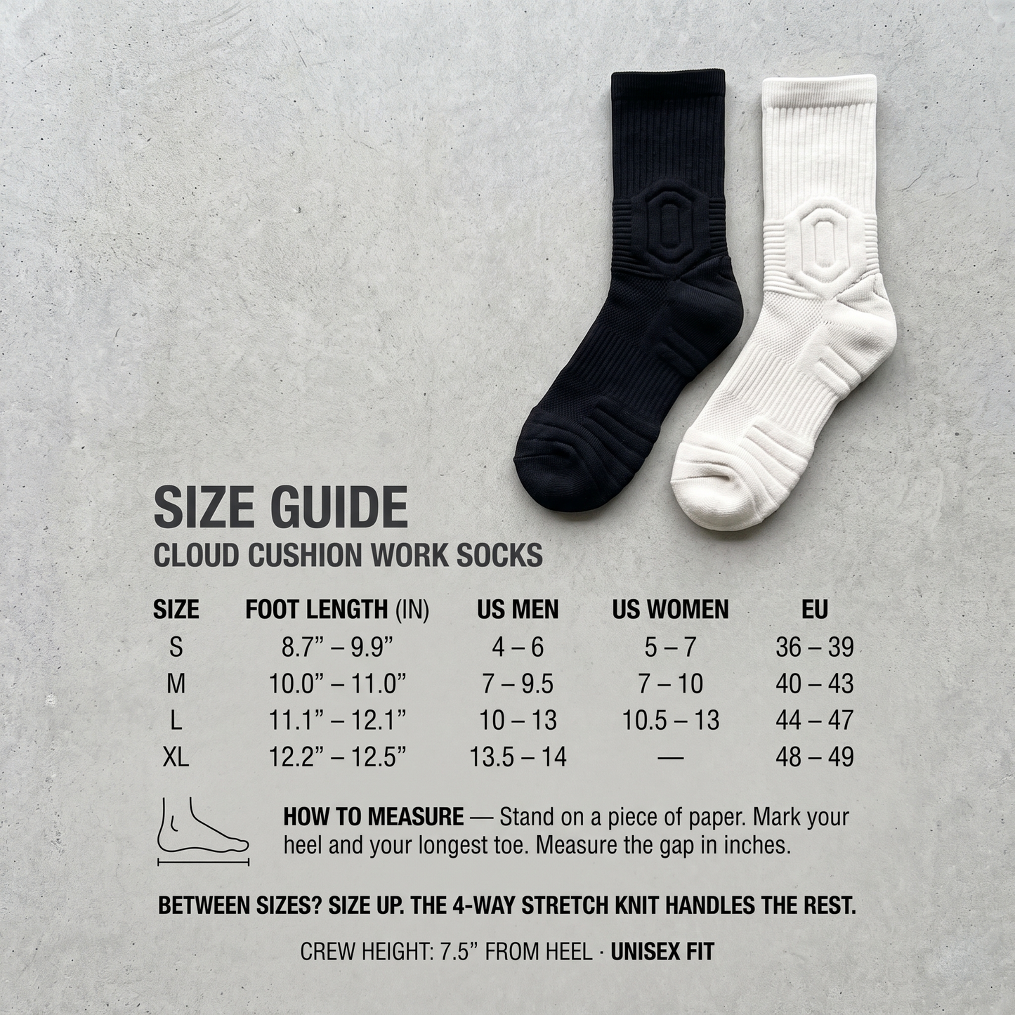 Cloud Cushion Work Socks