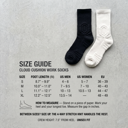 Cloud Cushion Work Socks